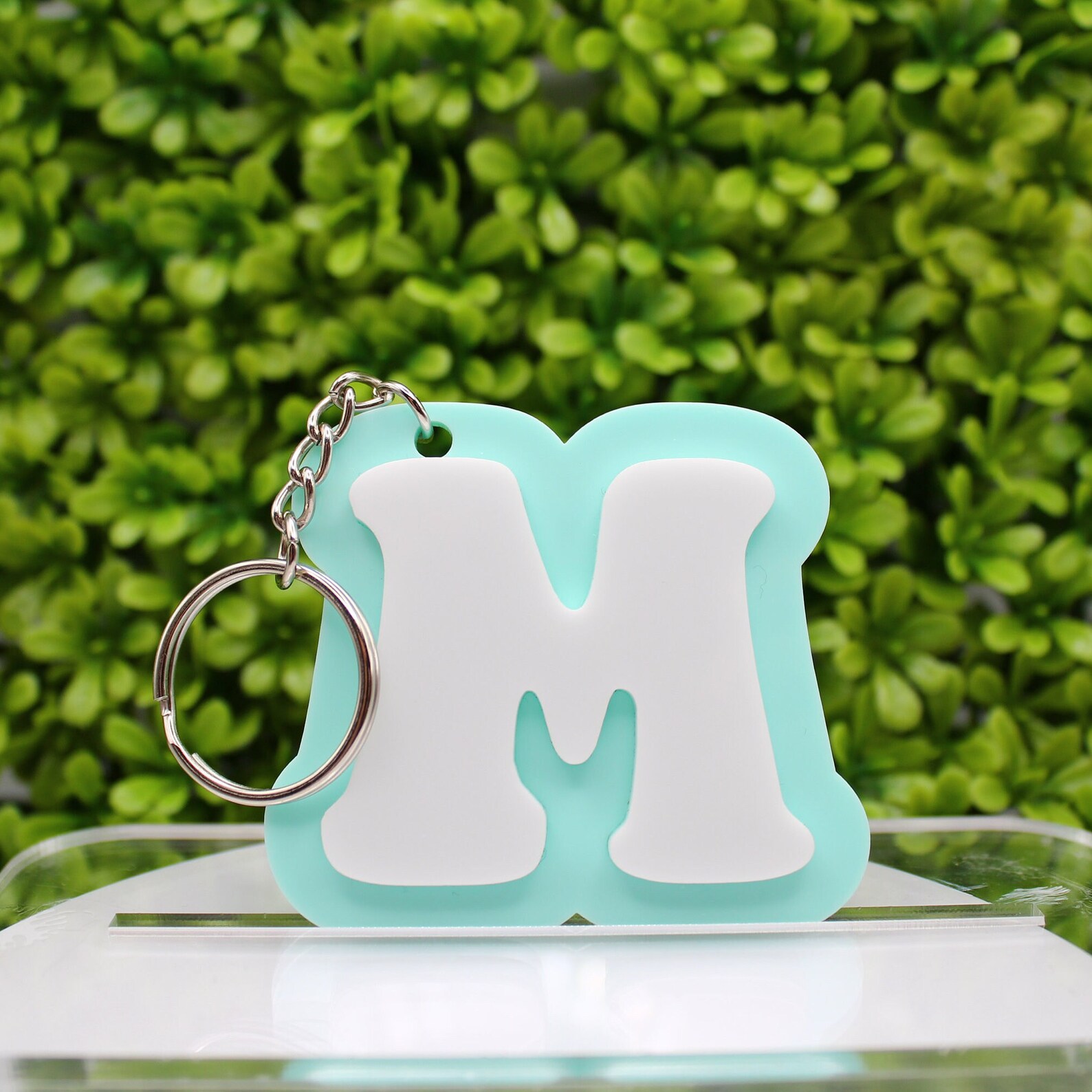 Boho Letter Keychain, 3D Letter Keychain, Name Keychain, Backpack Tag ...