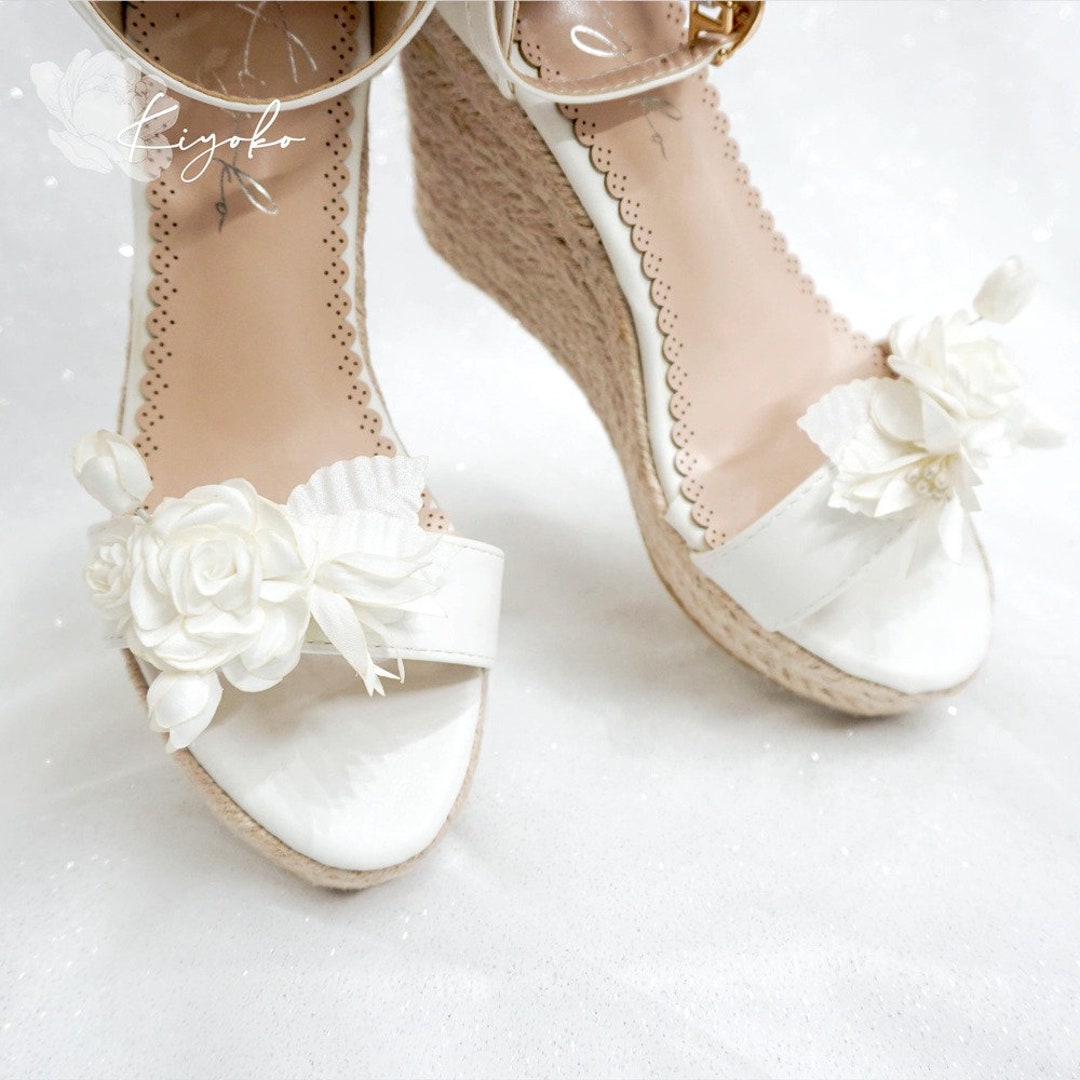 Wedge Heel Wedding Shoes With a Height of 11cm. Wedding Shoes for the