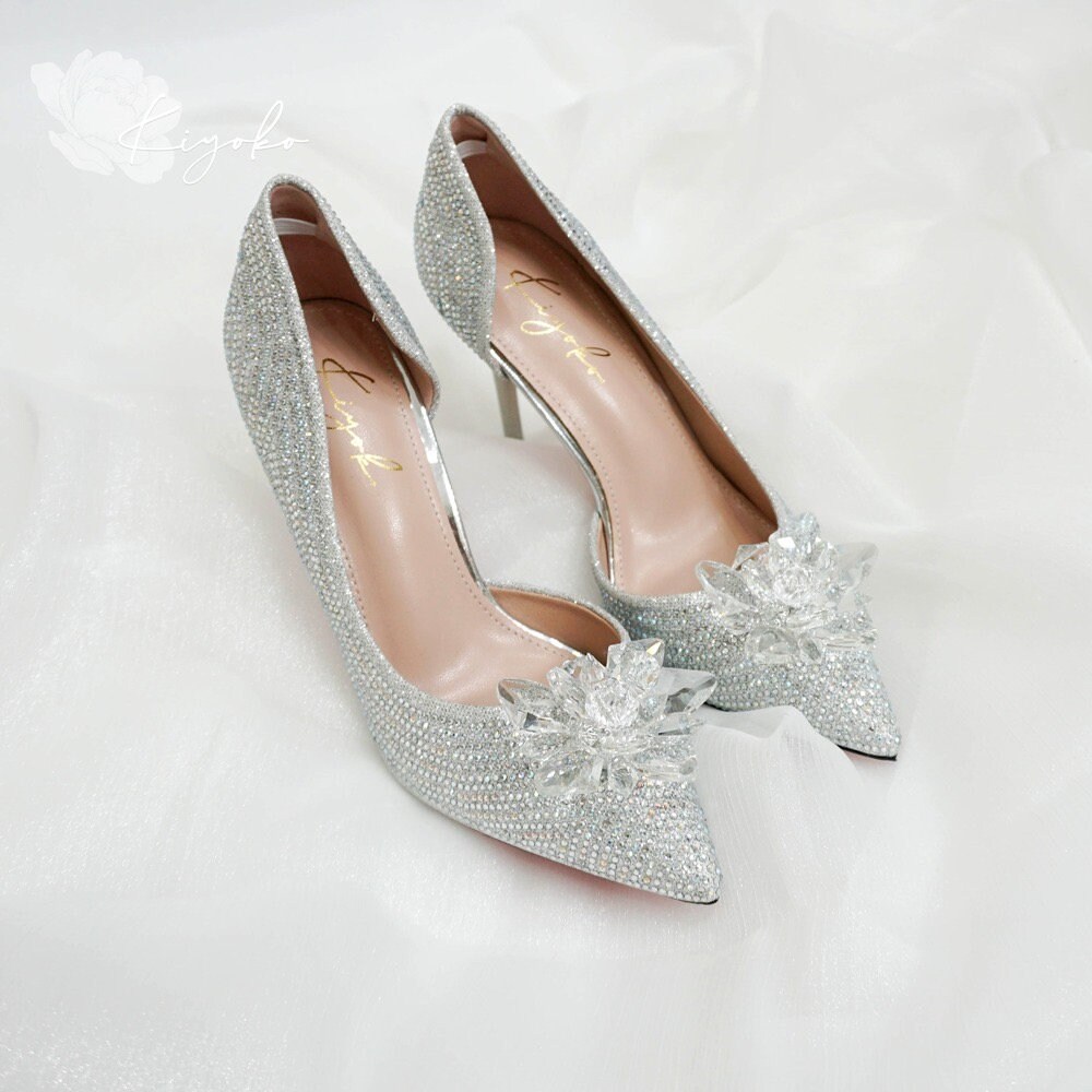 Sparkling Bridal Wedding Shoes. Beautiful Party Shoes. Etsy Canada
