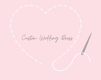 Custom short wedding dress for bride Samantha.