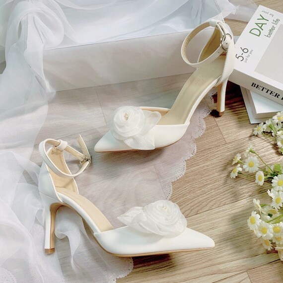 High Heels Decorated With Beautiful Flowers. Heels Are 8cm High. Shoes Are Handmade. Etsy Canada