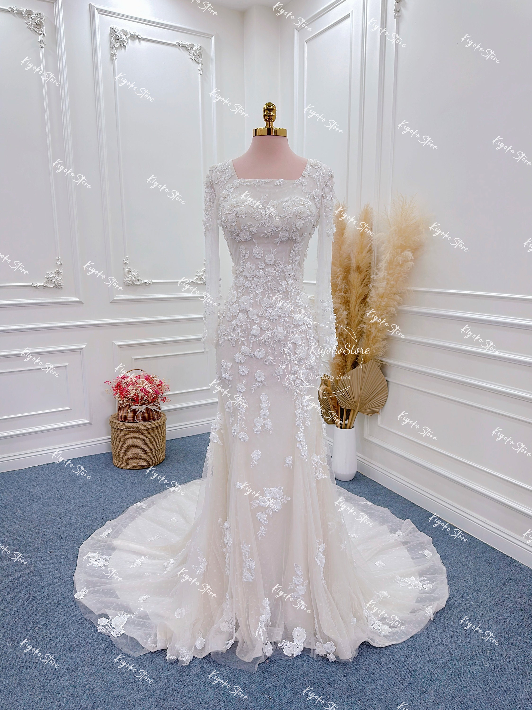 Plus Size Bling Wedding Dress Mermaid - Etsy
