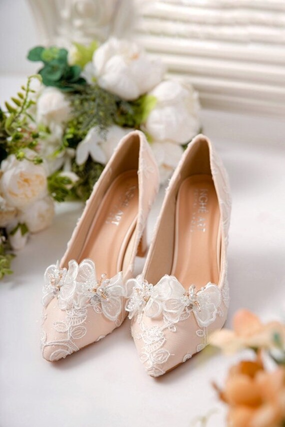 Wedding shoes cheap butterfly