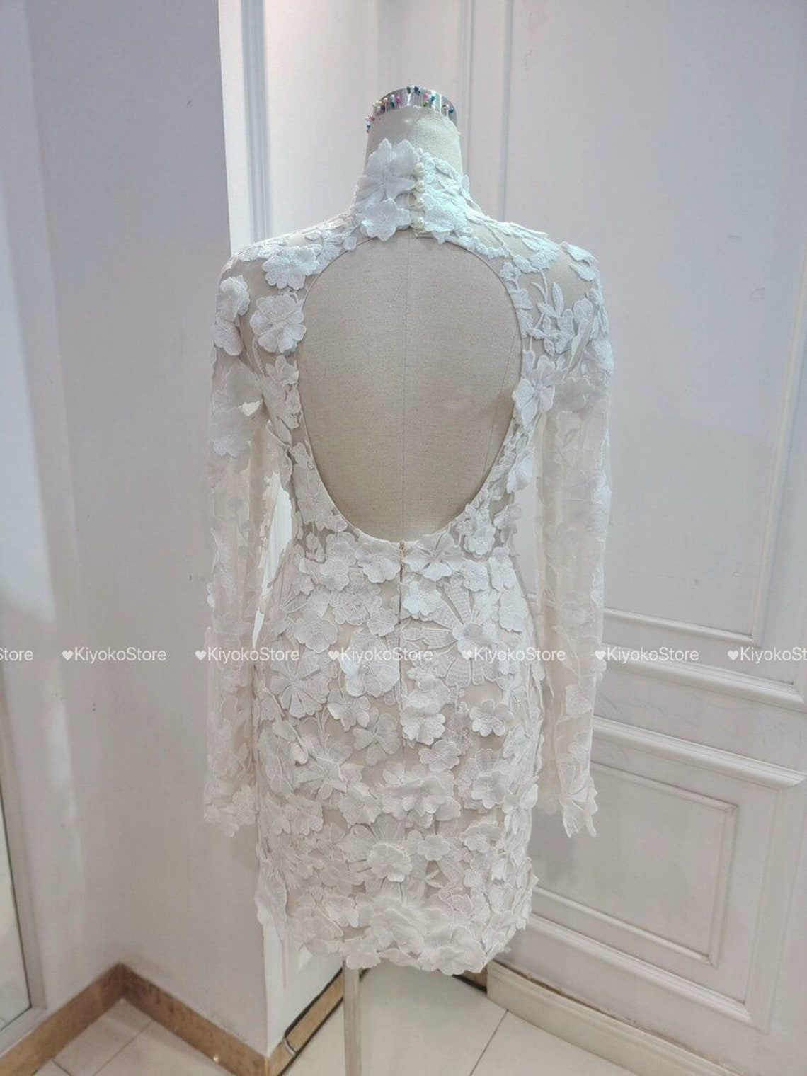 Custom Short Wedding Dress. Mini Dress. - Etsy