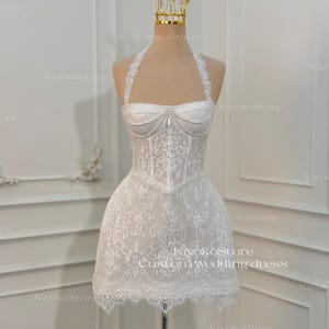 bridal white corset pearl trim bodycon dress Pearl Corset Dress