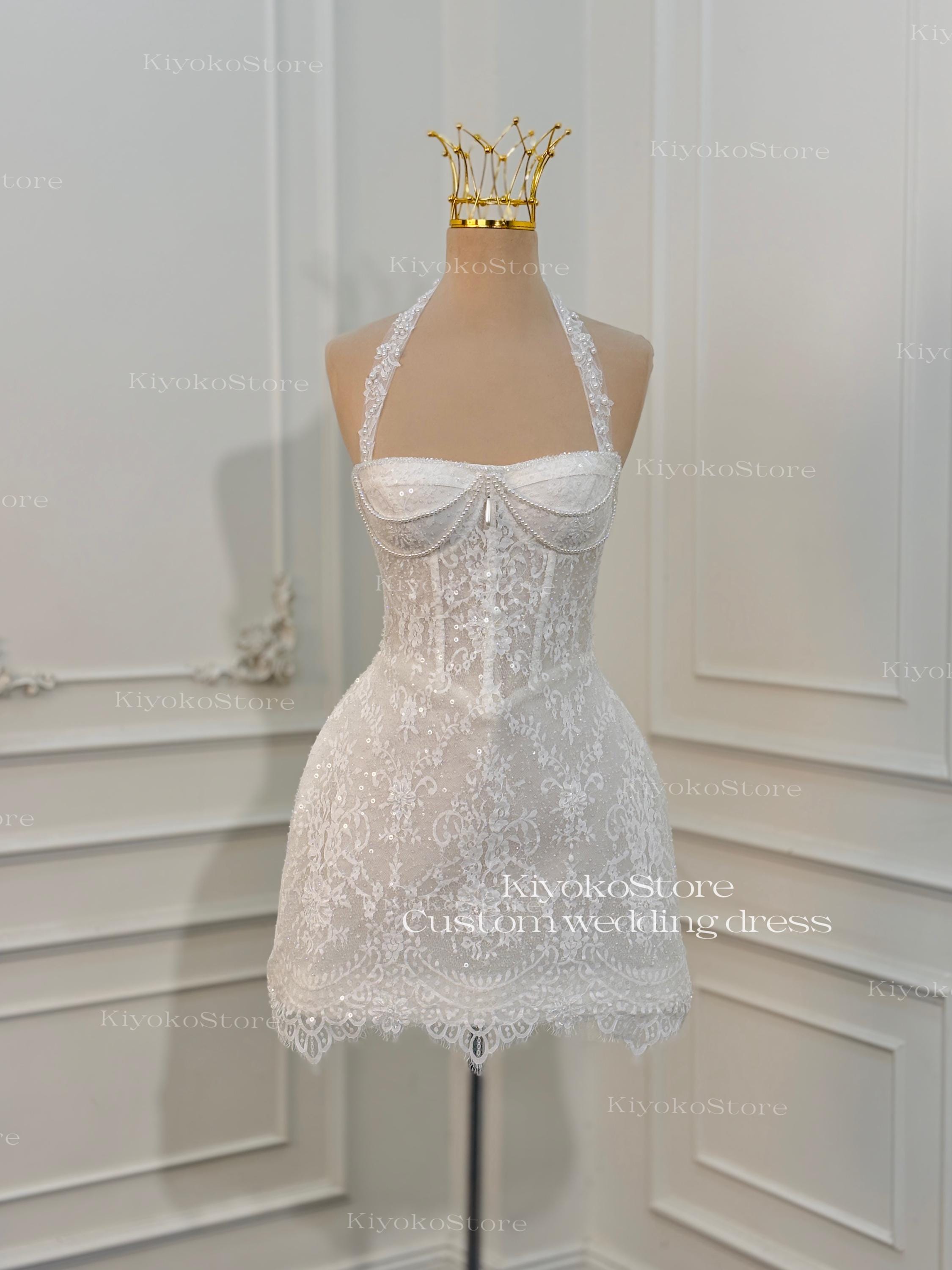 white christmas dresses Long Sleeve Embellished Corset Mini Dress in Ivory - 6 main image 0