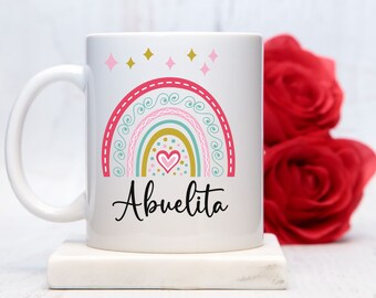 Abuelita mug, gift for grandma, regalo para abuelita, cafecito y chisme, grandma in spanish, Mother's Day gift, Dia de las Madres
