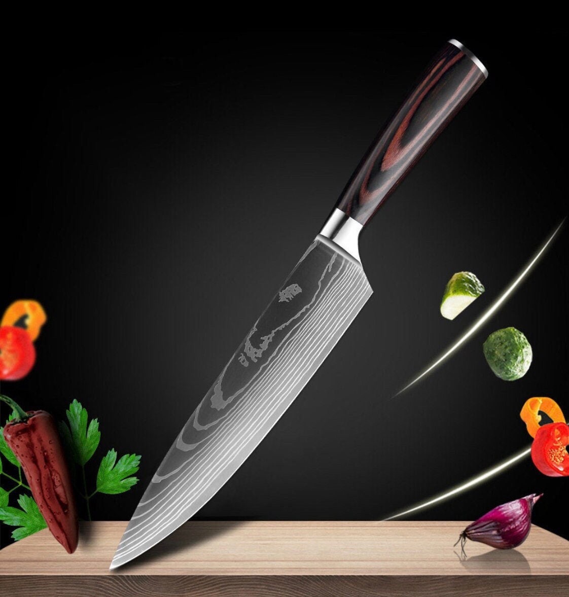 Kitchen Finery 8 Piece Premium Kitchen Knife Set