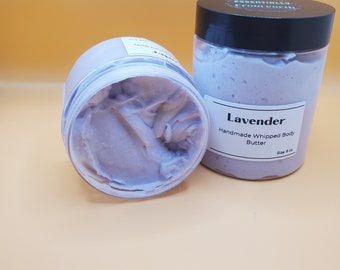 4 Oz. Handmade Organic Whipped Shea Body Butter: Eczema Moisturizer