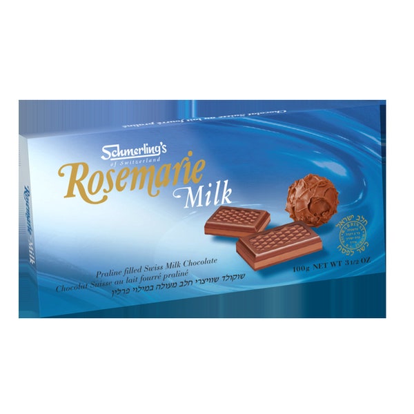 Schmerling's Rosemarie Chocolate Bars - Swiss Milk Chocolate Kosher