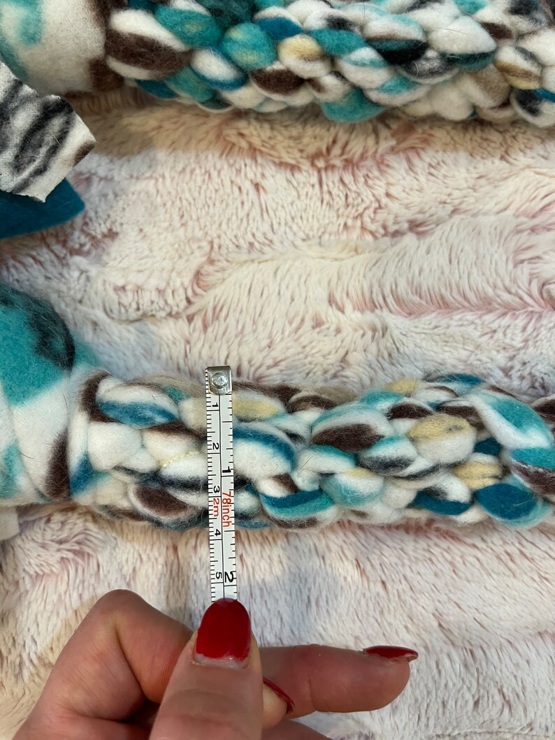 Extra Thick Braided Fleece Dog Toy Etsy