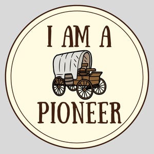 Je suis un pionnier~Autocollant, Cadeau SDJ, Journée des pionniers, Cadeau principal, Commande groupée
