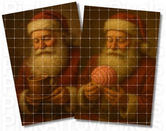 Mexikansk jultomtekonsttryck: Pan Dulce & Cafecito (digital nedladdning)