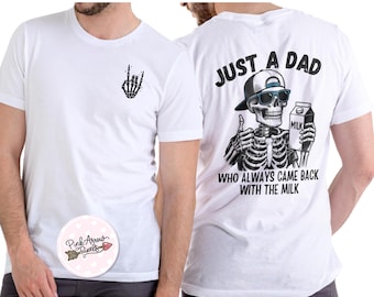 Funny Dad Skeleton PNG: Retro Father's Day Sublimation Design (Digital Download)