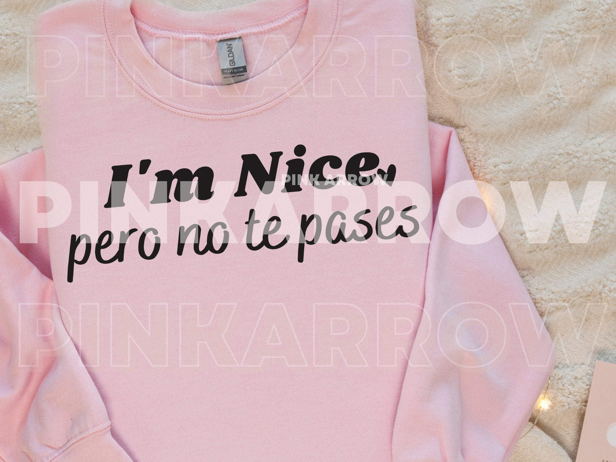 I’m Nice Pero No Te Pases Svgspanglish Svg Español - Etsy