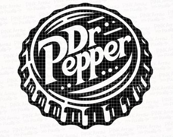 Vintage läskflaskkork SVG: Cricut & Sublimation Design (digital nedladdning)