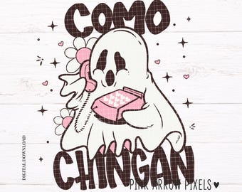 Lindo fantasma anti-San Valentín PNG – Diseño de San Valentín como Chingas, gráfico divertido de fantasma rosa