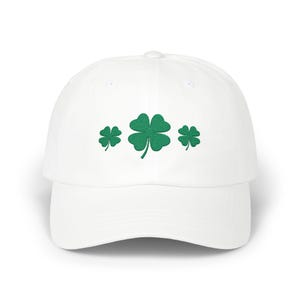 Geborduurde klaverpet voor St. Patrick&#39;s Day, Irish Dad Hat, Lucky Shamrock-honkbalpet
