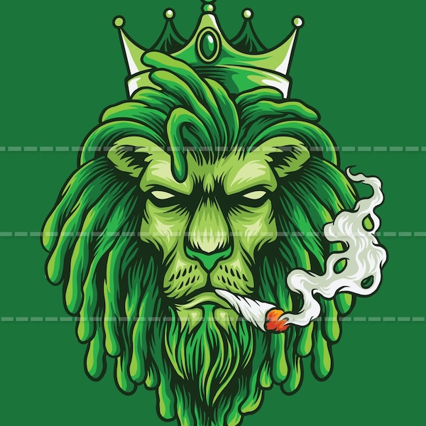 Weed Lion King Svg,Dxf,Eps,Png , cannabis, Marijuana, Weed Smokings Svg files for cricut, pot leaf, cannabis Files