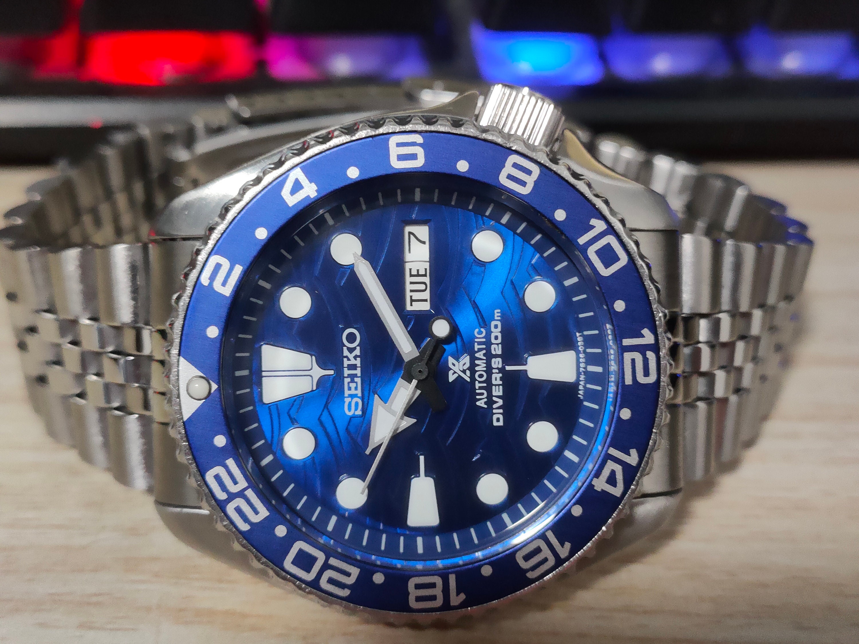 Seiko Mod Save the Ocean 7s26 Movement Skx007 Automatic Mens - Etsy