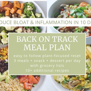 Anti-inflammatory 10 Day Meal Plan