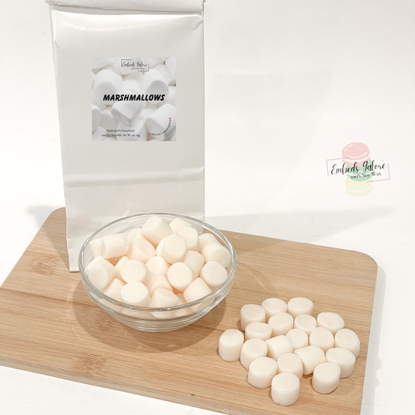 Mini Marshmallow Wax Melts | Marshmallow Embeds | Realistic Wax Melts | Fake Food | Soy Wax Melts