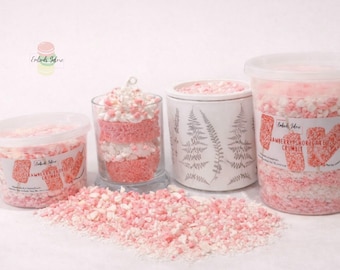 Soy Wax Strawberry Shortcake Crumble | Realistic Wax Melts | Dessert Candles Embeds