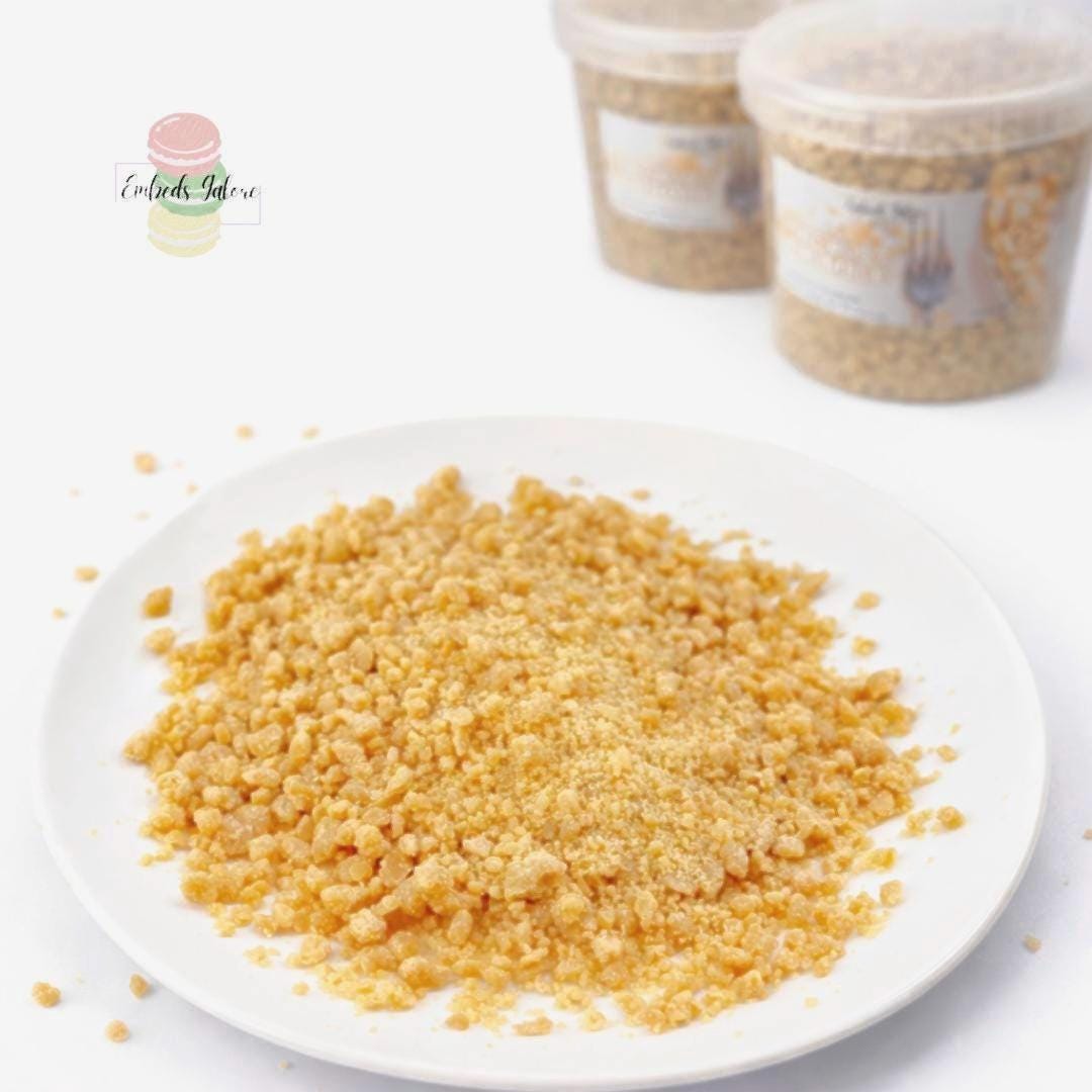 Soy Wax Pie Crust Crumble | Dessert Candle Embeds | Realistic Wax Melts ...
