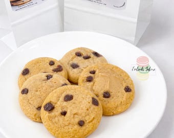 Chocolate Chip Cookie Soy Wax Melts | Realistic Dessert Candle Embeds
