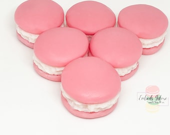 Strawberry Macaron Wax Melts | Realistic Wax Melts| Dessert Candle Embeds | Fake Food | Soy Wax Melts | Candle Embeds