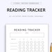Printable Reading Tracker Goal Reading Log 10 Week Reading Tracker ...