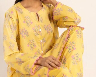 Floral Khaadi Printed Kurta Kurti Shirt, Pakistani Designer Ready to Wear Shirt Dress, Women Tops Dress Shirt, Indian Pakistani Casual Wear