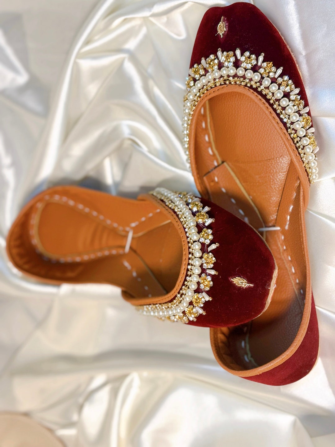 Chaussures Plates Jutti Complètes - Style Indien/pakistanais Multicolore, Neuves Avec Boîte