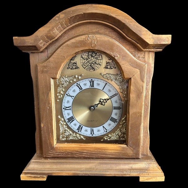 Oak Mantel Clock Etsy