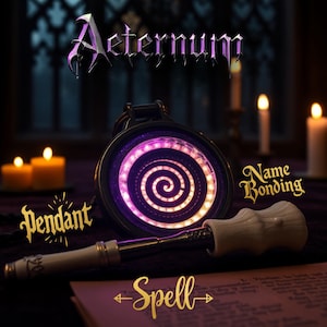 Make a Wish Spell - Scriptura Aeternum Pendant Name-Bonding