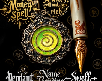 Money Spell – Name-Bonding with Ancient Prosperity Pendant