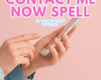 Contact Me Now Spell Kit: Blessed Affirmations (Digital)