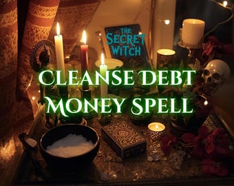 Debt Cleansing Money Spell | Ritual Intention: Clear Financial Blockages & Restore Prosperity Flow