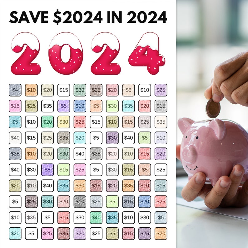 2025 Saving Challenge Printable 2025 Money Saving Tracker Etsy Ireland