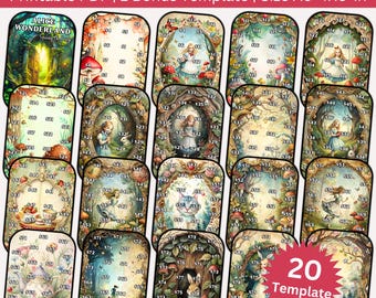 Alice Wonderland Savings Challenge Printable, A6 Cash Stuffing Challenge, Fantasy Money Saving Bundle, Save 17,100 Instant Download PDF