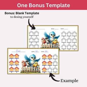 Parrots Saving Challenge Printable Bundle, Mini A6 Low Income Birds ...
