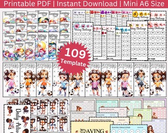 Ultimate Mega Savings Challenge Printable Budget Binder, Digital Money Saving Tracker Bundle,  Envelope Challenges, 109 Budgeting Templates