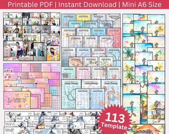 Ultimate Mega Savings Challenge Printable Budget Binder, Digital Money Saving Tracker Bundle,  Envelope Challenges, 100 Budgeting Templates