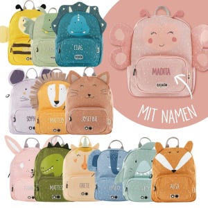 Kindergarten backpack trixie, animal backpack customizable, backpack kindergarten boy girl, trixie, gift daycare start school enrollment