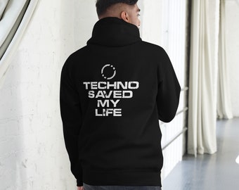 Techno Hoodie - Etsy Australia