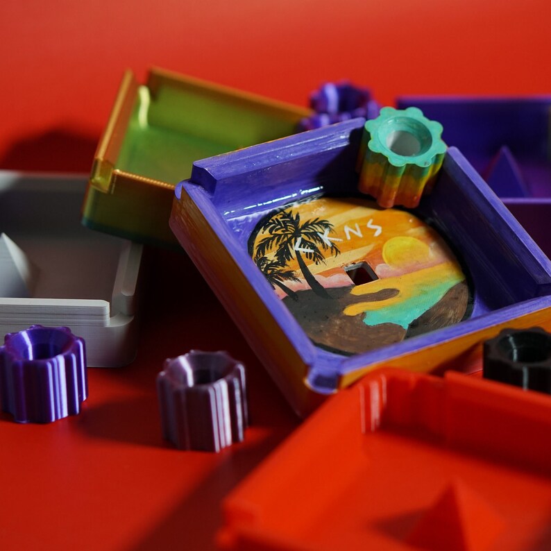 Multi Purpose Ashtray With Joint Holders, Bowl Holder and Deasher Etsy