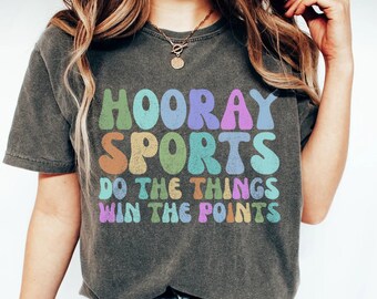 Camicia sportiva Vita Evviva Sport Fai la cosa Vinci i punti Camicia Camicia sportiva sarcastica Camicia da allenamento Camicia da mamma divertente Maglia da calcio
