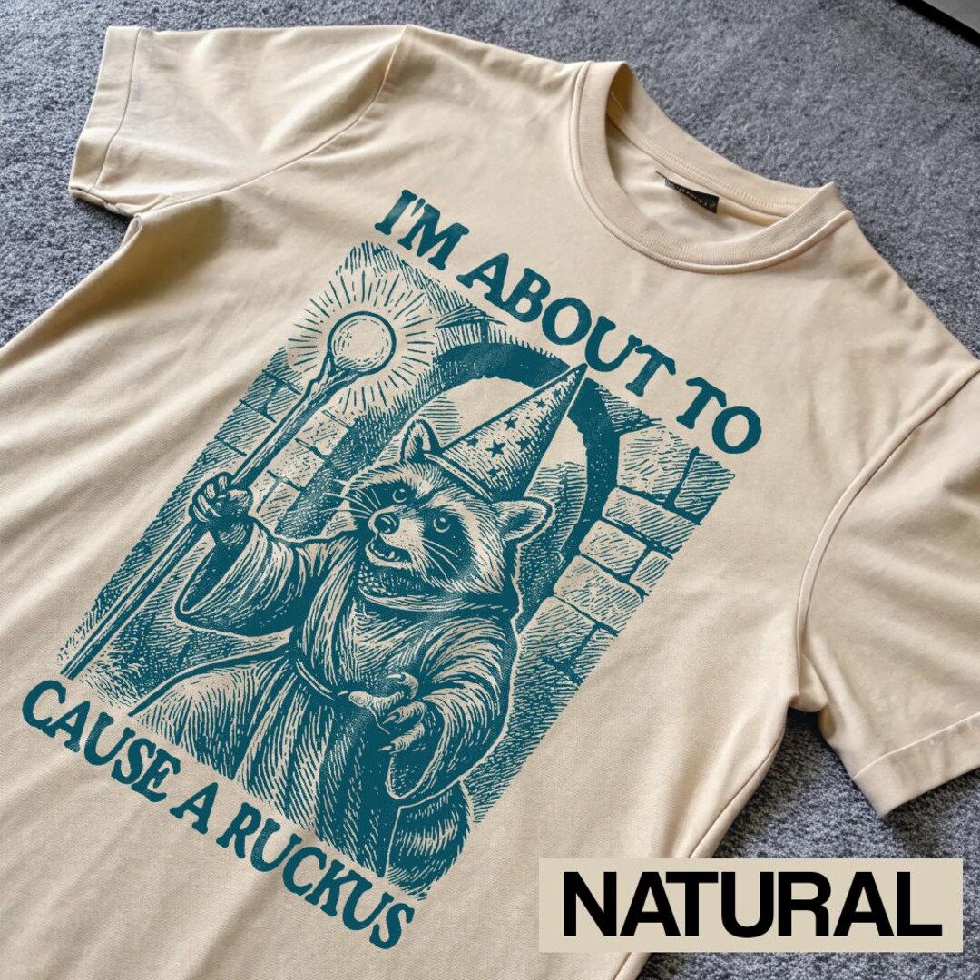 Raccoon I'm About to Cause a Ruckus, Unhinged T Shirt, Trash Panda T ...