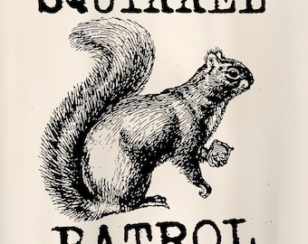 Retro Squirrel Patrol - Funny Squirrel Meme Vintage T-Shirt, Weirdcore Shirt, Meme Shirt, Funny Squirrel Vintage T-Shirt