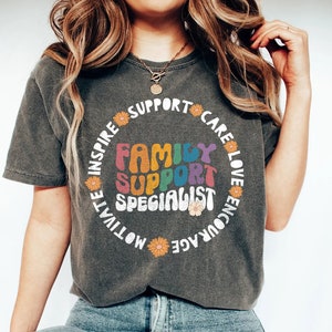 Family Support Specialist Appreciation Week Shirt Back to School T-Shirt